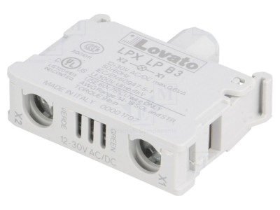 Rezistor element de iluminare LED verde 22mm foto