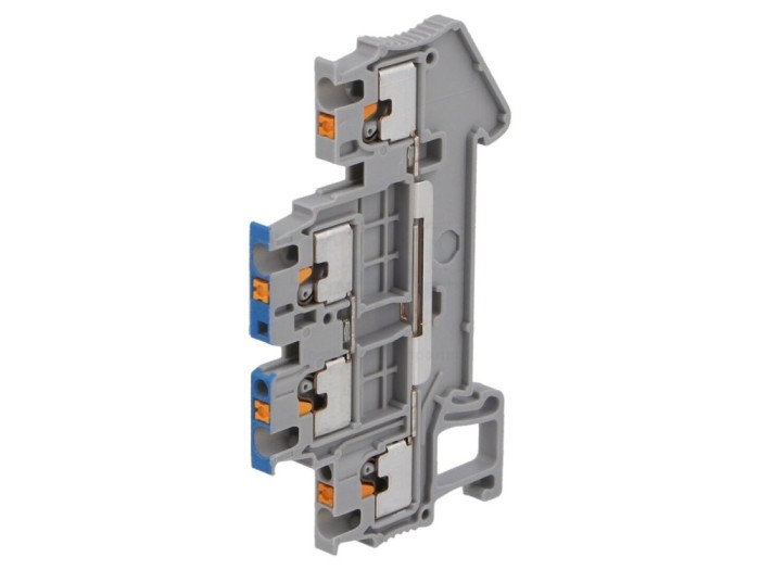 Conector &Icirc;mbinare Șine 4 Borne TS35