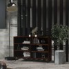 Servanta Gossi Stejar Fumuriu 103.5x35x70 cm PAL Stil Industrial Comoda TV Living Hol