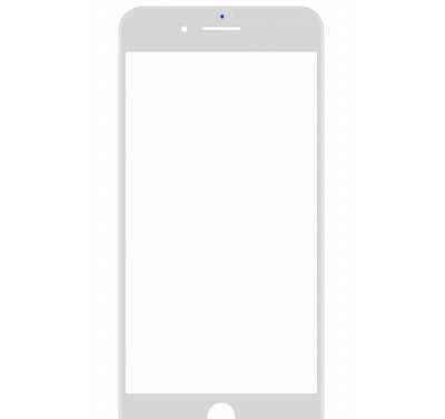 Geam sticla iPhone 7 Plus, 5.5, White foto