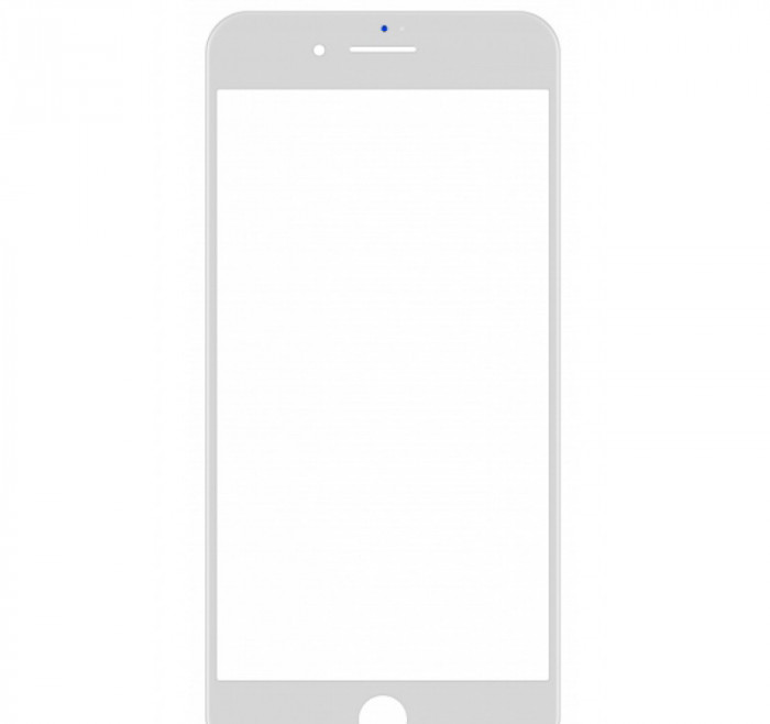 Geam sticla iPhone 7 Plus, 5.5, White