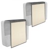Set 2 Protectii Canapea Pisici Navaris, 60x45 cm, Sisal, Gri - Anti-Zgarieturi, Protectie Mobilier