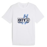 Manchester City tricou de bărbați FtblCulture white - L, Puma