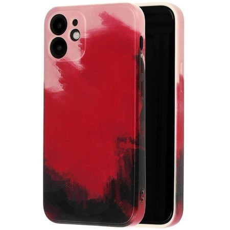 Husa iPhone XR Silicon Cu Model Rosu Negru