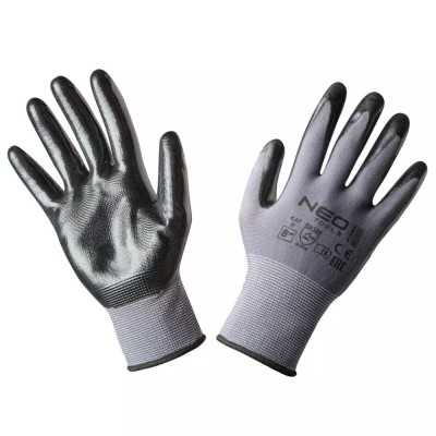 Manusi nylon acoperit cu nitril, NEO, marimea 8 foto