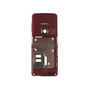 Nokia 6300 Middlecover Red foto