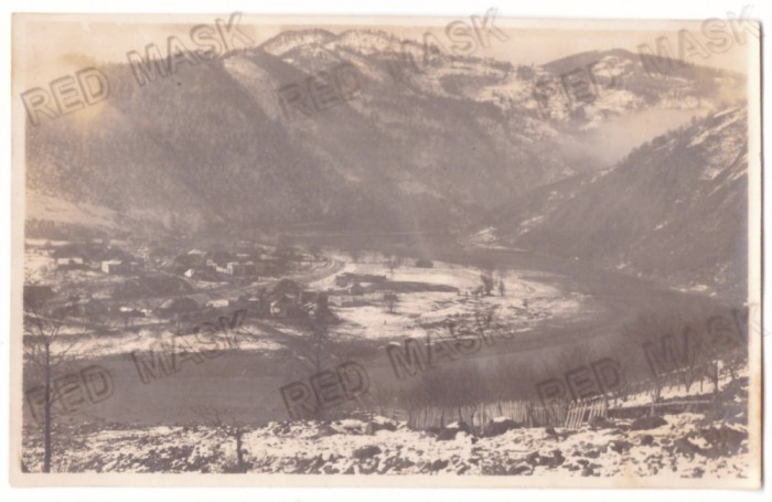 2328 - CAINENI, Valcea, Valea Albioarei - old postcard, real Photo ( 14/9 cm )