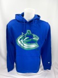 Vancouver Canucks hanorac de bărbați cu glugă Chrome Graphic Hoodie Blue Chip - S
