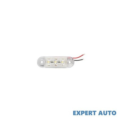 Lampa laterala led alba 65mm 12-24v cod: bk69486 Alta marca Alt model #7 foto