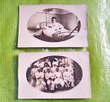 G623-Set 2 Foto Bucatari probabil militari perioada 1920-1940. Marimi: 12/8 cm.