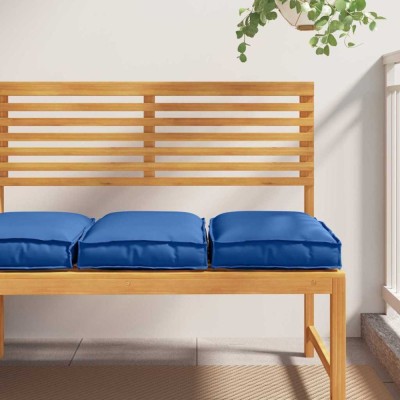 vidaXL Perne Pallet pentru Scaun - 2 bucăți albastre, 40 x 40 x 8 cm, din material Oxford foto