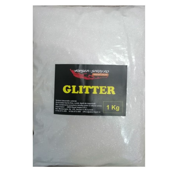 Sclipici Reflexiv Alb 0.3mm 1 Kg