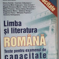 Limba si literatura romana. Teste pentru examenul de capacitate- St.M.Ilinca