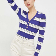 Morgan pulover femei, culoarea violet, light