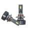 Set 2 LED-uri Auto Techstar&reg; K9, H1, 50w, 6000 Lumeni, 6500K, AUTO, 12-24 Volti, CSP, Canbus, Miez Cupru, Radiator Aluminiu