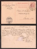 Switzerland 1908 Old postcard postal stationery Territet to Berlin D.518
