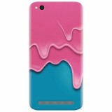 Husa silicon pentru Xiaomi Redmi 5A, Pink Liquid Dripping