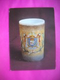 HOPCT 8903 PAHAR DE PORTELAN GLAZURAT -EPOCA PRINCIPATELE UNITE ROMANE -MUZEUL DE ISTORIE ROMANIA -NECIRCULATA