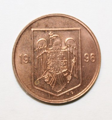 1 LEU 1996 . DETALII EXCELENTE .CEL MAI MIC PRET . Tiraj foarte mic - 272.000 buc. foto