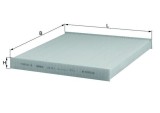 MAHLE LA 411 Filtru, aer habitaclu