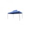 Cort pavilion 3x4.5m albastru &acirc; pliabil, cadru metalic, ideal pentru curte, gr&Auml;din&Auml;, evenimente outdoor