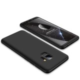 Husa 360 Full Cover GKK Samsung Galaxy S9, Plastic, Negru, Tip Bumper