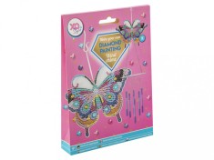 Set creativ DIY, Clopotei de vant, Diamond Painting, fluture foto