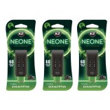 Cumpara ieftin Pachet 3 x odorizant auto grila ventilatie Puf-Puf K2 NEONE EUCALIPT (Unisex)