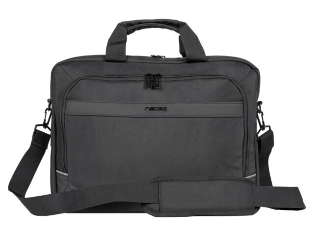 Laptop bag black poliester 1680D Usable dim: 270x40x370mm