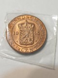 Antilele olandeze 1/2 cent 1945 UNC, America Centrala si de Sud