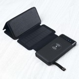 Baterie externa solara wireless-Acumulator solar 10000 mAh