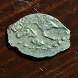 Rusia Țarista 1 kopeick /copeica 1697 argint Petru l cel Mare