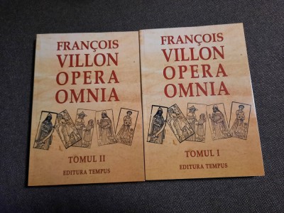 FRANCOIS VILLON OPERA OMNIA 2 VOLUME foto