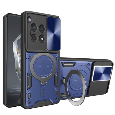 Husa OnePlus 12R Techsuit CamGuard Pro, albastru foto