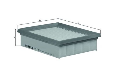 MAHLE LX 3012 Filtru aer foto