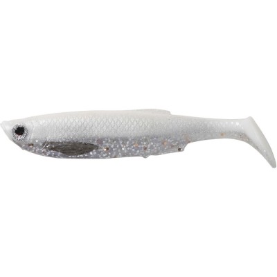 SHAD SAVAGE GEAR BLEAK PADDLE TAIL WHITE SILVER 10CM 8G 4BUC/PLIC foto