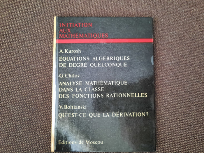 A KUROS EQUATIONS ALEGEBRIQUES DE DEGRE QULCONQUE RF10/4