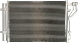 Condensator climatizare AC Hyundai Ix20; Kia Venga, motor: 1.4, 1.6, Condensator cu uscator integrat, 545x375x16, miez si rezervor din aluminiu