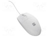 Mouse optic alb NATEC USB A cu cablu 1,5m PnP
