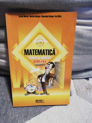 Matematica - exercitii si probleme cl. a VI-a - semestrul I, Cornel Moroti foto