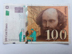 Franta-100 franci 1998 foto