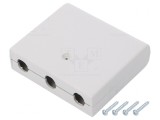Carcasă Universală ABS Gri 60x68x20mm cu Orificiu, MASZCZYK