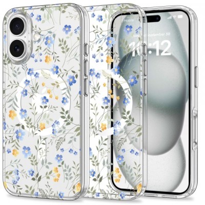Husa MagSafe pentru Apple iPhone 16, Tech-Protect, Magmood, Transparenta foto