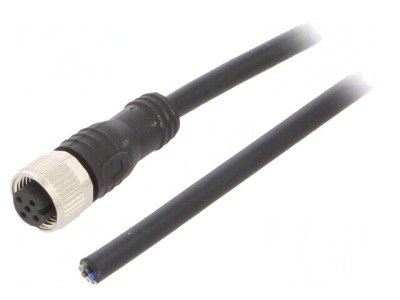 Cablu Conectare M12 5 PIN 10m PVC 80&amp;deg;C foto