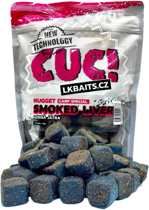 Momeala LK BAITS Patratica Crap CUC!, Smoked Liver, 10mm, 1kg