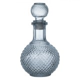 Sticlă Lichior, Rotundă, Model Romburi, Capacitate 500ml, Transparentă, Oem