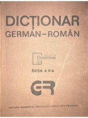 Mihai Isba?escu - Dic?onar german-roman - ed. II (editia 1989) foto