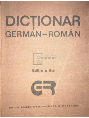 Mihai Isbășescu - Dicțonar german-rom&amp;acirc;n - ed. II (editia 1989) foto