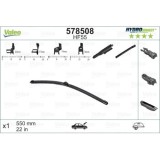 Lamela stergator 550mm/22in Alfa Romeo, Audi TT (8j), BMW, Citroen, Dacia, Fiat, Ford, Jeep Renegade (Bu), Lancia Musa (350), Mercedes, Opel Astra H,