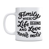 Cana alba personalizata pentru familie, INOVATIX&reg;. 330ml